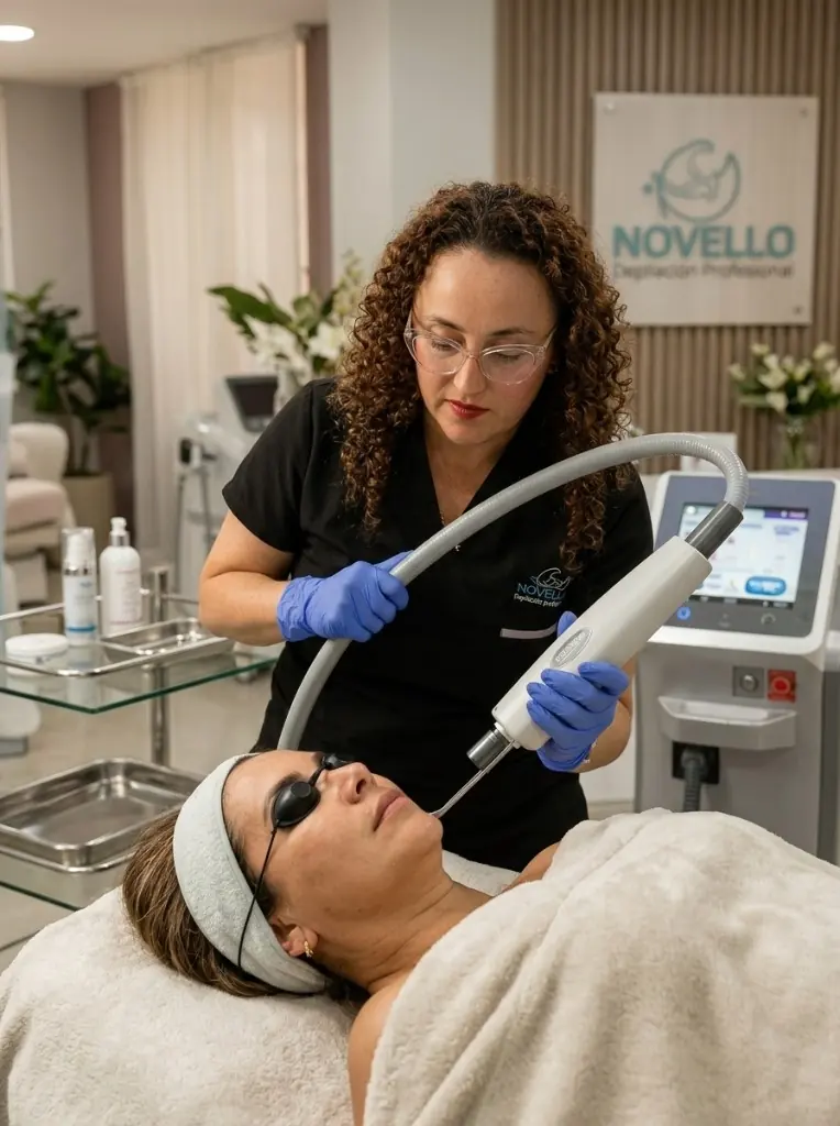 Tratamiento Hollywood Peel en cabina Novello